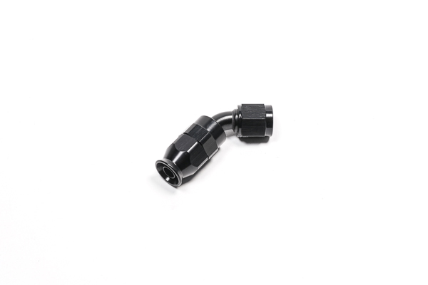 Radium Engineering — Radium Engineering -6AN 45 Degree PTFE Hose End - Black - view 3